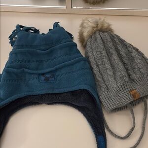 Cat & Jack Blue and Gray Kids Hats